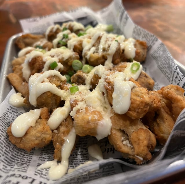 Fried Mushrooms.