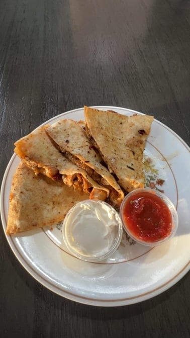The Chicken Man Quesadilla.